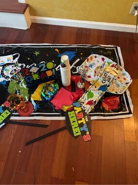 Colorful Graduation Party Supply Bundle - Multicolor